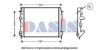 AKS DASIS 180011N Radiator, engine cooling